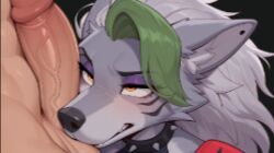 roxanne_wolf_(fnaf), fnaf, yes,_i_am_a_furry, 1boy1girl, angry_face