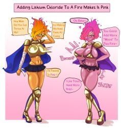 moffin, armor, armored_female, big_breasts, bikini
