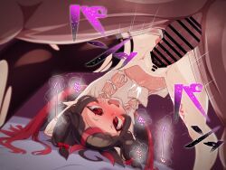 mikazuki_silvi, indie_virtual_youtuber, zincling, 1boy, ahe_gao