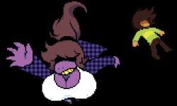 kris_(deltarune), susie_(deltarune), deltagoon, deltarune, deltarune_chapter_1
