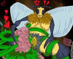 plantera, terraria, 2girls, bug_girl, cunnilingus