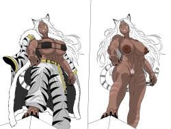 someone_else's_oc, ryu34, alternate_breast_size, dark_skin, fighter