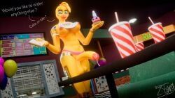 cupcake_(fnaf), toy_chica_(fnaf), toy_chica_(psychojohn2), five_nights_at_freddy's, five_nights_at_freddy's_2