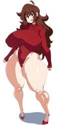girlfriend_(friday_night_funkin), friday_night_funkin, loftysundew, 1girls, auburn_hair