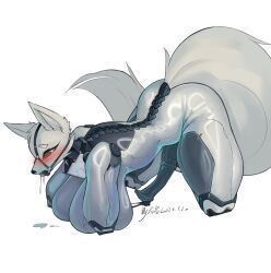 shanher, all_fours, animal_genitalia, animal_penis, anthro