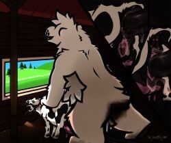 anal, anal_penetration, anthro, anthro_on_feral, anus