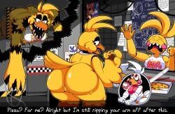chica_(fnaf), chica_(frickbears), classic_chica_(fnaf), funtime_chica_(fnaf), toy_chica_(fnaf)
