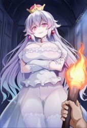 booette, boosette, princess_king_boo, super_crown, mario_(series)