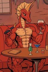 titanosaurus, godzilla_(series), 4_toes, abs, antennae