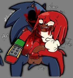 classic_knuckles, knuckles_the_echidna, kolossos, sonic.exe_(series), sonic.exe_the_disaster