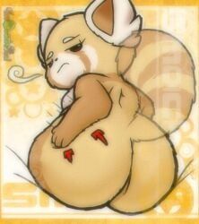 retsuko's_mother, aggressive_retsuko, thecosmicfool, 1girls, ass