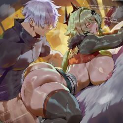 caesar_king, satoru_gojo, jujutsu_kaisen, zenless_zone_zero, ahe_gao