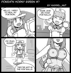 bulbasaur, leaf_(pokemon), nidoran, nurse_joy, pokemon_(species)