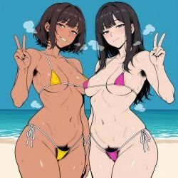 original, pastalord, 2girls, adult, adult_female