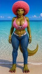 kalypso, donkey_kong_(series), nintendo, afro, beach