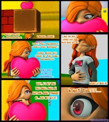 human_meggy, meggy_spletzer, smg4, super_mario_3d_world, pazumaga