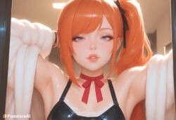 patreon, pandora, 1boy, 1femboy, arm_behind_head