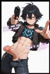 original, vexyai, 1boy, abs, bangs