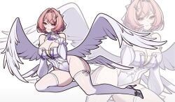 remielle_dan, zenless_zone_zero, charlie_purrito, bangs, big_breasts