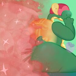 anonymous_character, appletun, pokemon, floofygecko, anthropomorphic