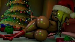 inkling, inkling_girl, new_agent_3_(splatoon), veronika_(splatoon), christmas