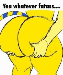 ankha, ankha_(animal_crossing), big_booty_ankha, isabelle_(animal_crossing), animal_crossing