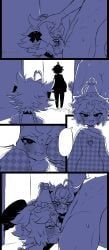liar_(sh4rkle), aquilavita_(artist), 2boys, 2femboys, blowjob