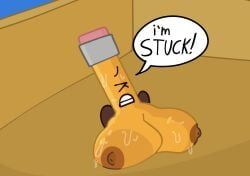 pencil_(bfdi), battle_for_dream_island, bfdi, object_shows, strawberrymilkshake