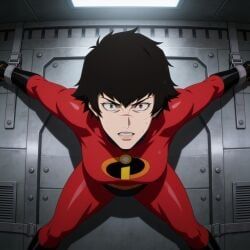 elastigirl_(cosplay), lady_(devil_may_cry:netflix), the_incredibles, angry, angry_expression