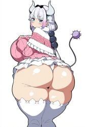kanna_kamui, miss_kobayashi's_dragon_maid, unknown_artist, 1girls, aged_up