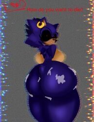 sonic.exe_(series), sonic_(series), sonic_the_hedgehog_(series), ass, ass_bigger_than_head