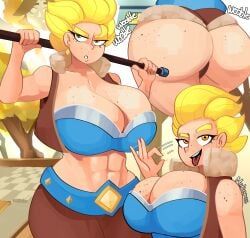 hero_valkyrie_(clash_royale), valkyrie_(clash_of_clans), valkyrie_(clash_royale), clash_(series), clash_of_clans