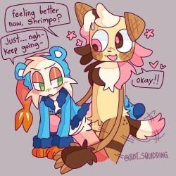 goob_(dandy's_world), grumpy_bear_shrimpo, neapolitan_goob, shrimpo_(dandy's_world), dandy's_world