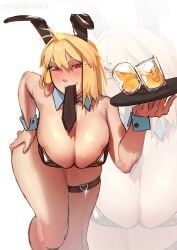 arcueid_brunestud, tsukihime, ryoshusex, 1girl, alternate_breast_size_(larger)