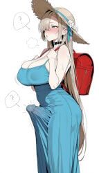 asuna_(blue_archive), blue_archive, 1futa, :o, asymmetrical_bangs