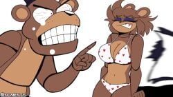 freddy_(fnaf), freddy_fazbear, fredina_(cally3d), frenni_(cryptia), frenni_(cryptiacurves)