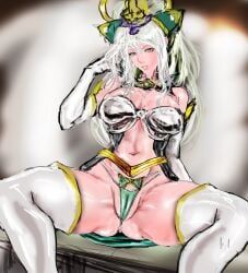 nu_wa, musou_orochi, warriors_orochi, armor, big_breasts