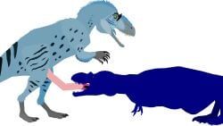 pivot, 2dinosaurs, albertosaurus, dick, dick_in_mouth