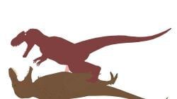 pivot, 2dinos, 2dinosaurs, bouncing_penis, dick