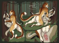 zeekerz, nordicbadger, anthro, arms_tied, bound