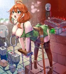 alex_(minecraft), pillager_(minecraft), minecraft, monikano, 1girls