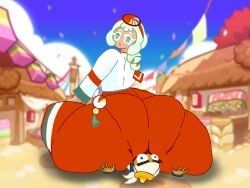 okchun_cookie, rebel_cookie, cookie_run, cookie_run_kingdom, facesitting
