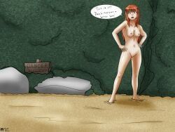 asuka_langley_sohryu, neon_genesis_evangelion, lady-of-mud, bush, completely_nude