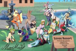 alice_lovage, eevee, eeveelution, espeon, flareon