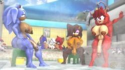 alisa_(juicyducksfm), amelia_(blackchaos64), fan_character, knollie_(oc), knollie_(plumenjoyer)