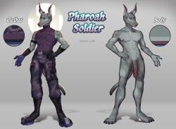 scarlet_side, abs, anthro, arm_belt, army
