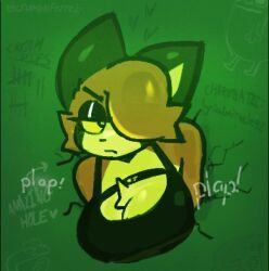 oc, caramelldansen, crumbleferret, bored_expression, furry
