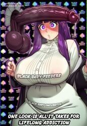blacked, frieren_beyond_journey's_end, blacked_wrld, 1girl, ahegao