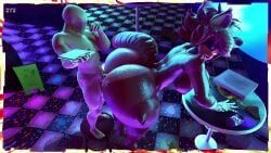 foxy_(cally3d), foxy_(fnaf), fazclaire's_nightclub, five_nights_at_freddy's, fredina's_nightclub