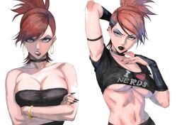 frankie_foster, foster's_home_for_imaginary_friends, hex_mamaniac, 1girls, abs
